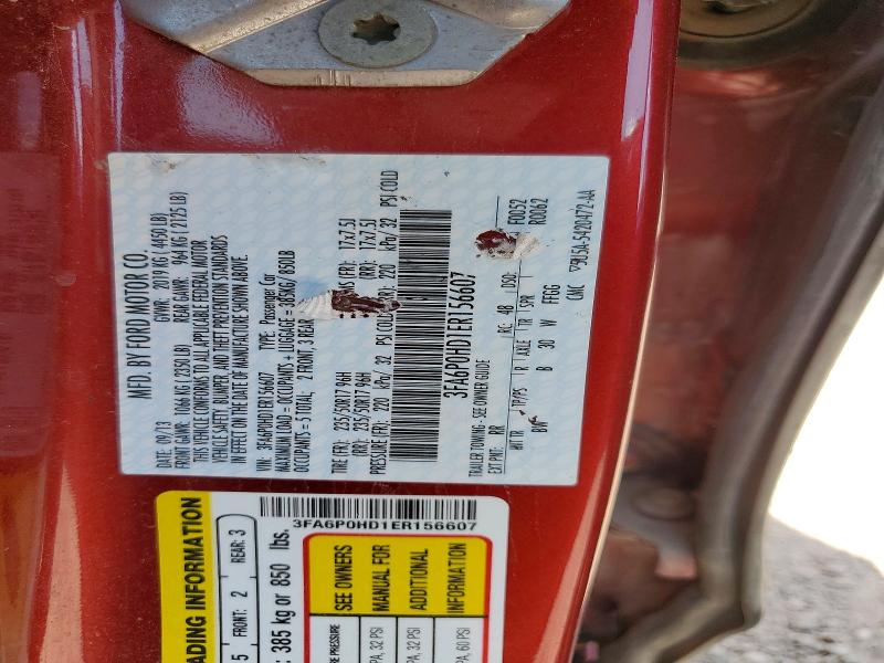 Продаж на аукціоні авто 2014 Ford Fusion, vin: 3FA6P0HD1ER156607, номер лоту: 60844236