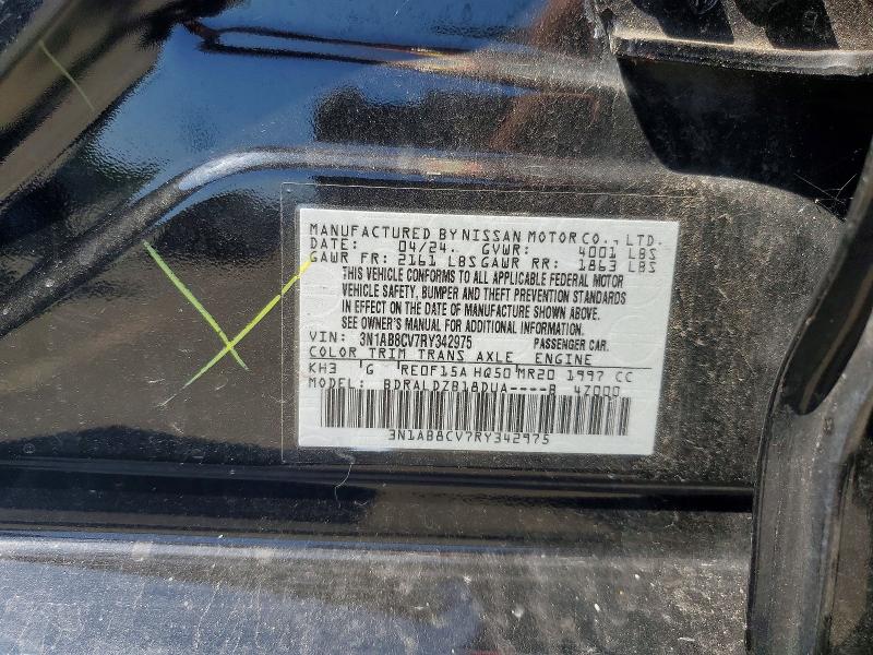61575726 :رقم المزاد ، 3N1AB8CV7RY342975 vin ، 2024 Nissan Sentra مزاد بيع