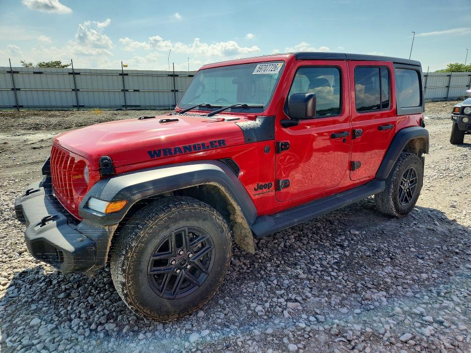 Продажа на аукционе авто 2023 Jeep Wrangler, vin: 1C4HJXKN7PW564771, номер лота: 59707726