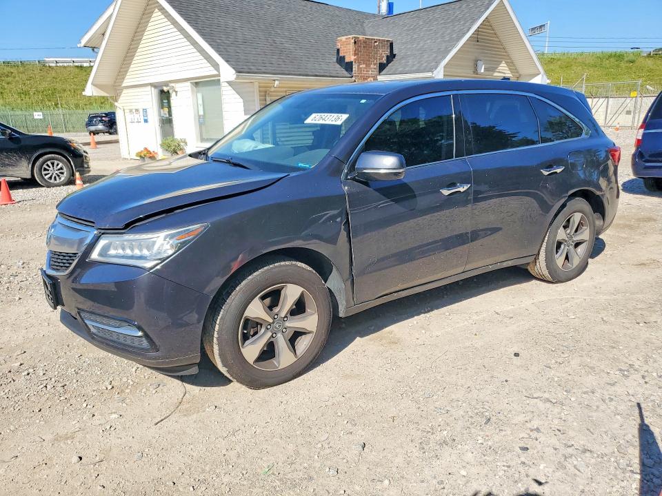 62643136 :رقم المزاد ، 5FRYD4H23GB028874 vin ، 2016 Acura Mdx مزاد بيع