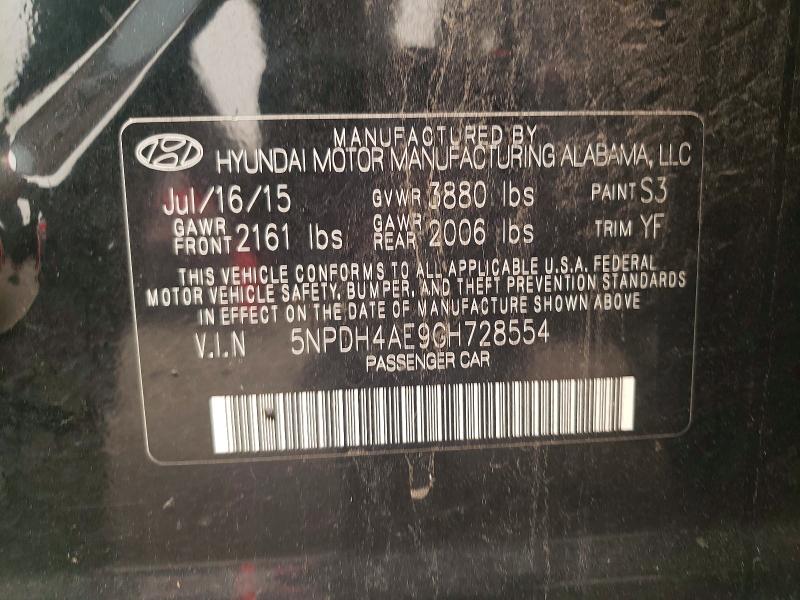 Продаж на аукціоні авто 2016 Hyundai Elantra, vin: 5NPDH4AE9GH728554, номер лоту: 61135216