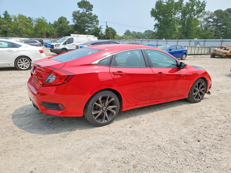 2020 Honda Civic მანქანა იყიდება აუქციონზე, vin: 2HGFC2F86LH567017, აუქციონის ნომერი: 60841556