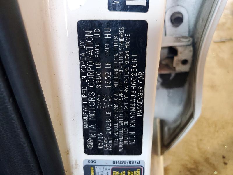 Aukcja sprzedaży 2015 Kia Rio, vin: KNADM4A38H6025661, numer aukcji: 60900316