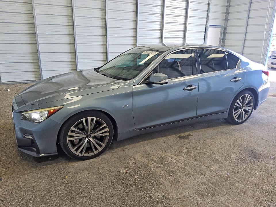 2018 Infiniti Q50 მანქანა იყიდება აუქციონზე, vin: JN1EV7AP5JM591175, აუქციონის ნომერი: 60200046