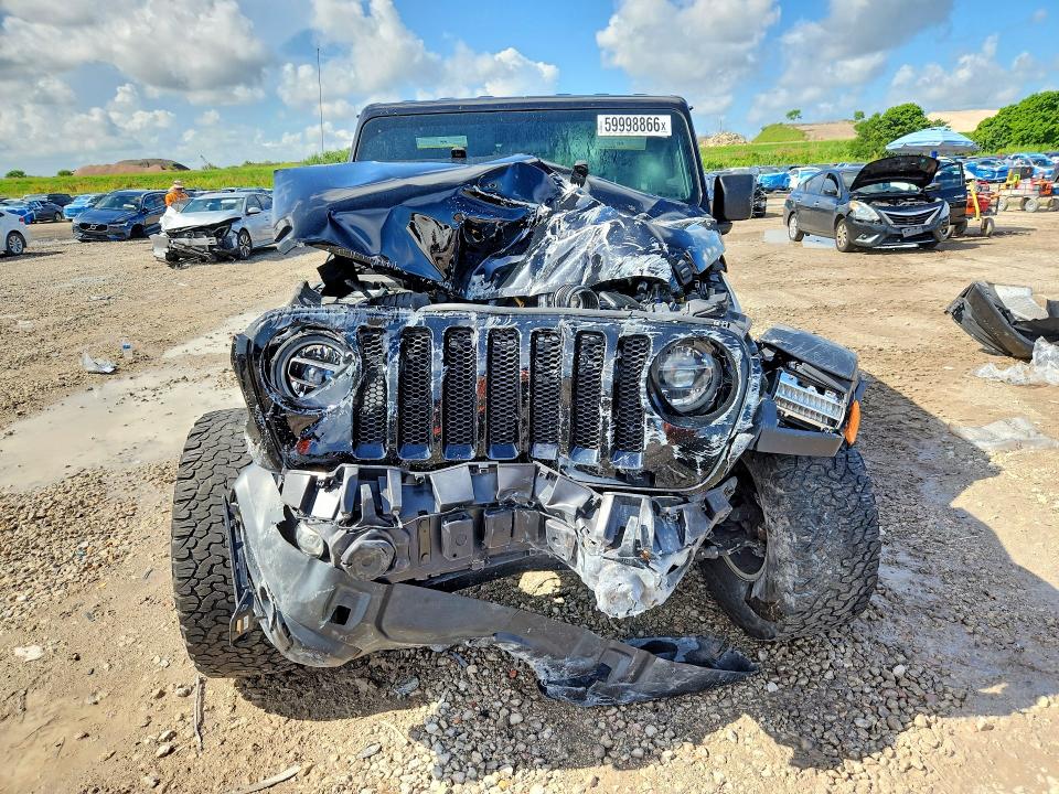 59998866 :رقم المزاد ، 1C4HJXDGXNW243013 vin ، 2022 Jeep Wrangler Unlimited مزاد بيع