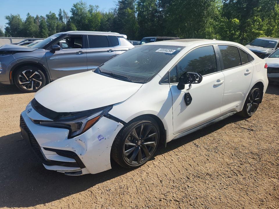 2025 Toyota Corolla Hybrid მანქანა იყიდება აუქციონზე, vin: JTDBDMHE0S3019539, აუქციონის ნომერი: 58566296