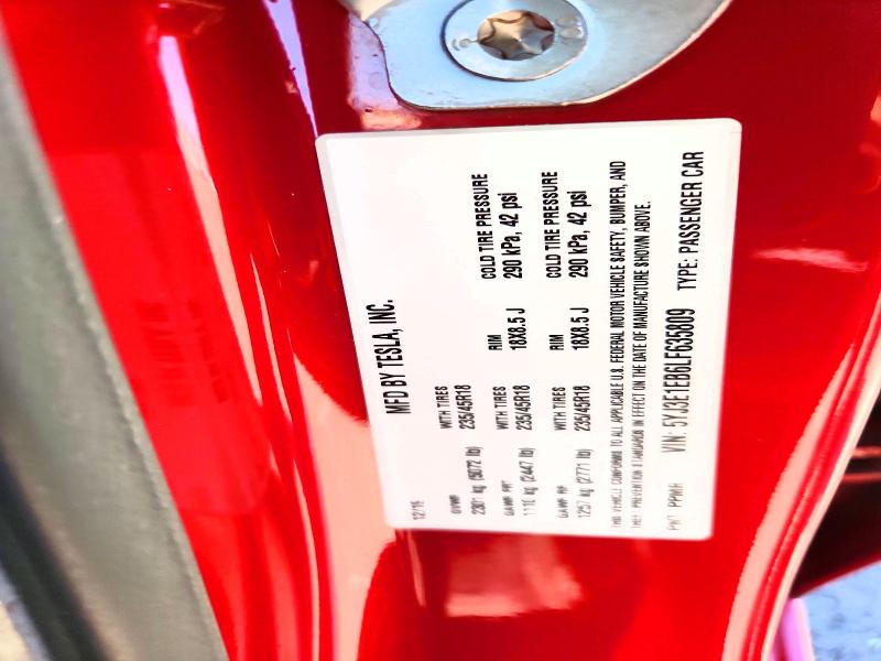 Aukcja sprzedaży 2020 Tesla Model 3, vin: 5YJ3E1EB6LF635809, numer aukcji: 60029266