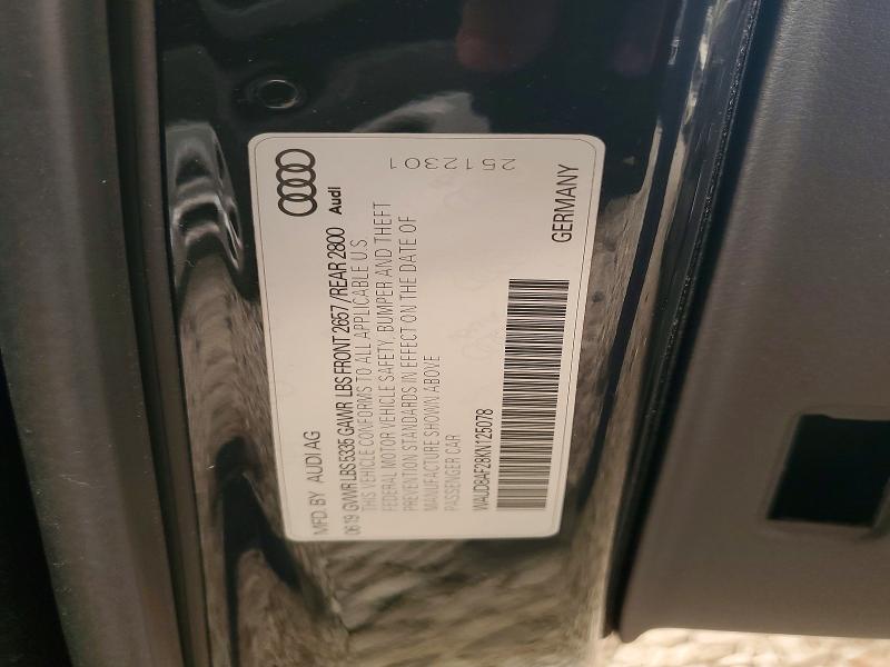Продажа на аукционе авто 2019 Audi A6, vin: WAUD8AF28KN125078, номер лота: 61172676