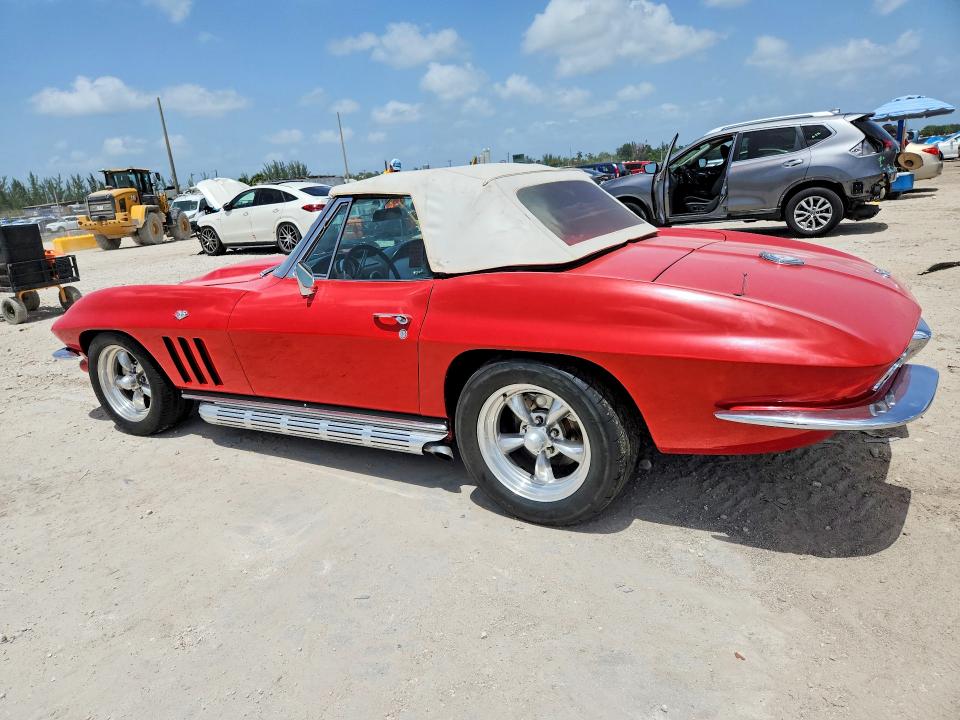 1965 Chevrolet Corvette მანქანა იყიდება აუქციონზე, vin: 194675S122966, აუქციონის ნომერი: 60446356