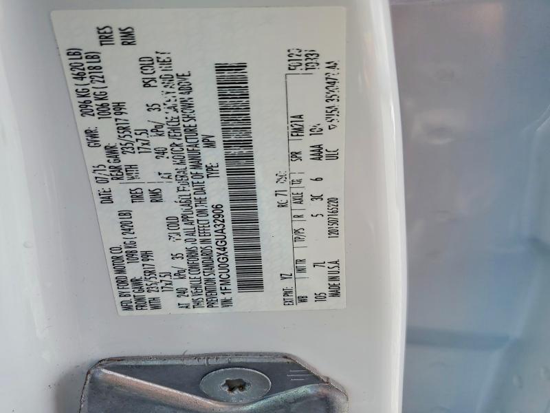 Продаж на аукціоні авто 2016 Ford Escape, vin: 1FMCU0GX4GUA32906, номер лоту: 60704986
