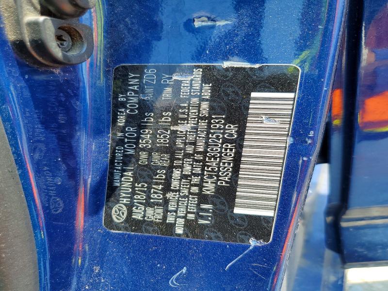 Aukcja sprzedaży 2016 Hyundai Accent, vin: KMHCT5AE3GU251931, numer aukcji: 59902746