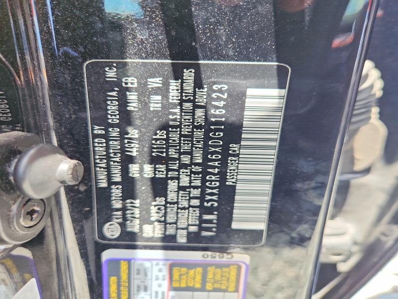 60553906 :رقم المزاد ، 5XXGR4A6XDG116423 vin ، 2013 Kia Optima مزاد بيع