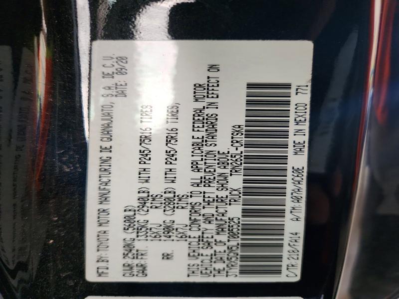 Продажа на аукционе авто 2020 Toyota Tacoma, vin: 3TYRX5GN5LT005525, номер лота: 60944986