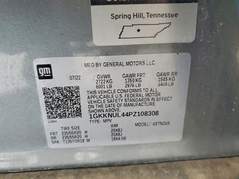 63158886 :رقم المزاد ، 1GKKNUL44PZ108308 vin ، 2023 Gmc Acadia مزاد بيع