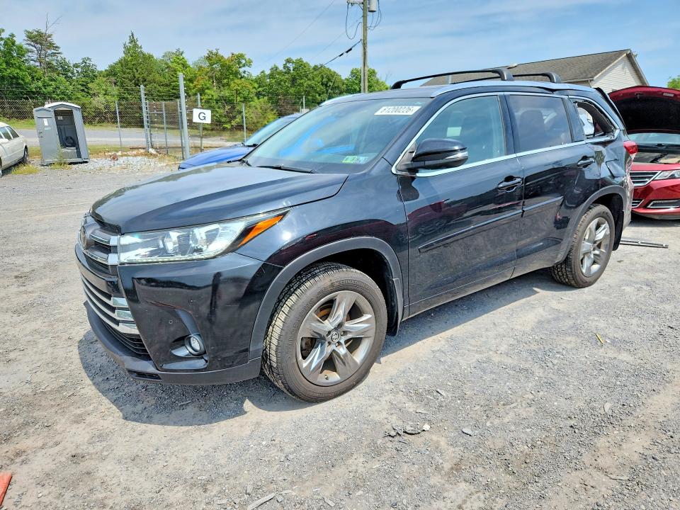 2019 Toyota Highlander მანქანა იყიდება აუქციონზე, vin: 5TDDZRFH8KS727511, აუქციონის ნომერი: 61200226