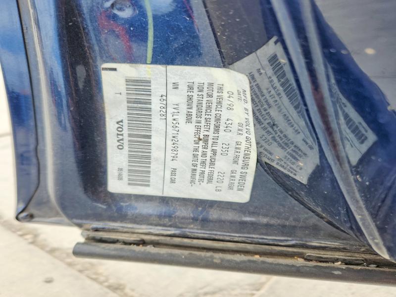 Продаж на аукціоні авто 1998 Volvo V70, vin: YV1LW5671W2498794, номер лоту: 61039966