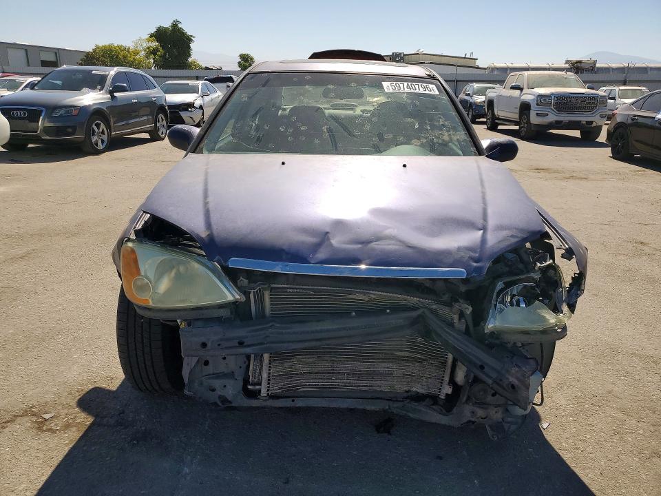Auction sale of the 2002 Honda Civic, vin: 2HGES26852H532403, lot number: 59740796