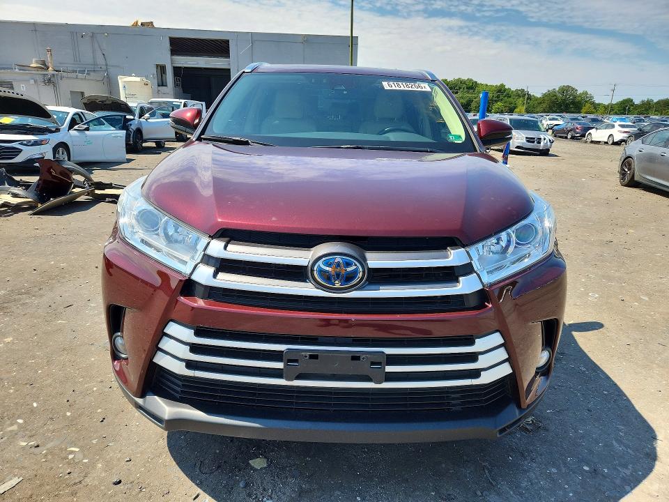 2019 Toyota Highlander Hybrid მანქანა იყიდება აუქციონზე, vin: 5TDJGRFH5KS069333, აუქციონის ნომერი: 61818266