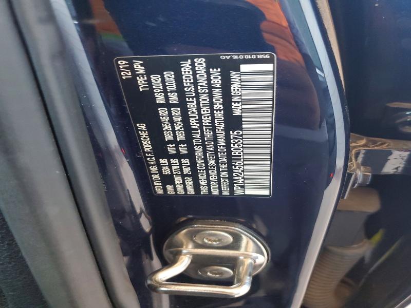 Aukcja sprzedaży 2020 Porsche Macan, vin: WP1AA2A56LLB05375, numer aukcji: 61915696
