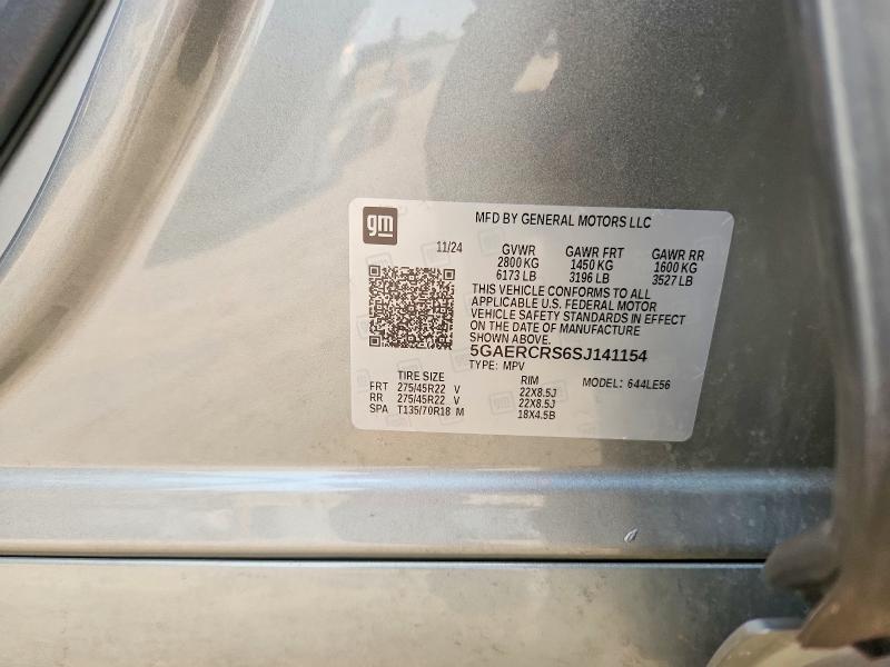 Aukcja sprzedaży 2025 Buick Enclave, vin: 5GAERCRS6SJ141154, numer aukcji: 60972166