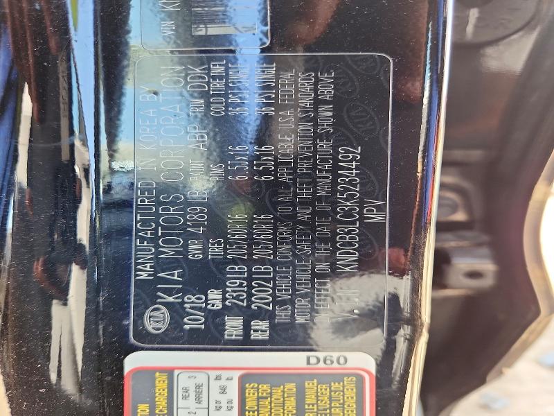 Aukcja sprzedaży 2019 Kia Niro, vin: KNDCB3LC3K5234492, numer aukcji: 59698676