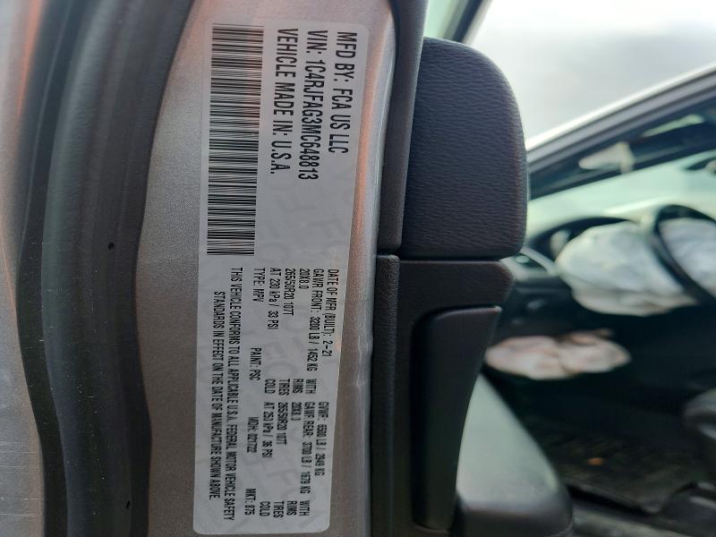 Aukcja sprzedaży 2021 Jeep Grand Cherokee, vin: 1C4RJFAG3MC648813, numer aukcji: 60013086