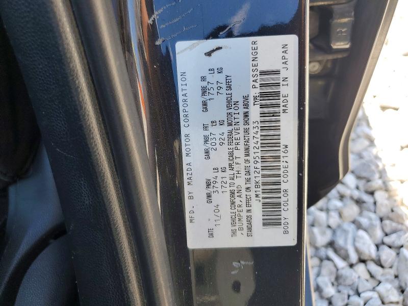 Продаж на аукціоні авто 2005 Mazda 3, vin: JM1BK12F951247433, номер лоту: 60269516