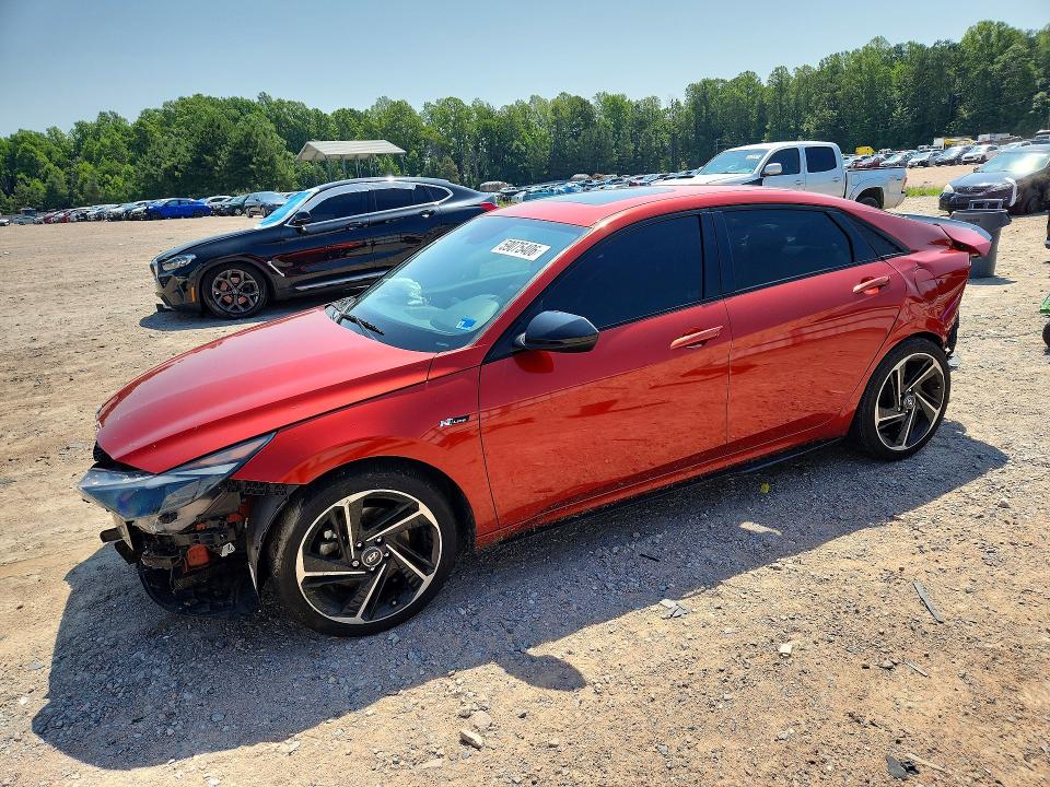 2022 Hyundai Elantra მანქანა იყიდება აუქციონზე, vin: KMHLR4AF1NU243504, აუქციონის ნომერი: 59075406