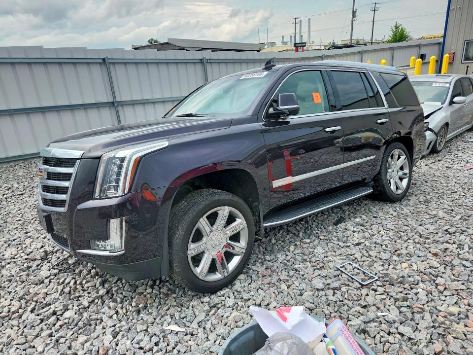 60258196 :رقم المزاد ، 1GYS4BKJ1JR245332 vin ، 2018 Cadillac Escalade مزاد بيع