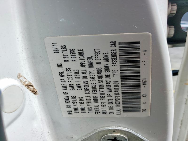 Aukcja sprzedaży 2012 Honda Accord, vin: 1HGCP2F66CA013836, numer aukcji: 60362986