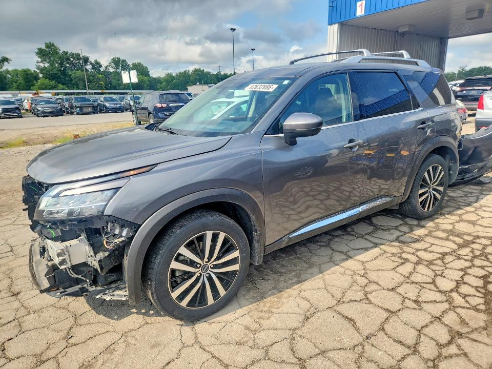 62632886 :رقم المزاد ، 5N1DR3DK0PC244675 vin ، 2023 Nissan Pathfinder مزاد بيع