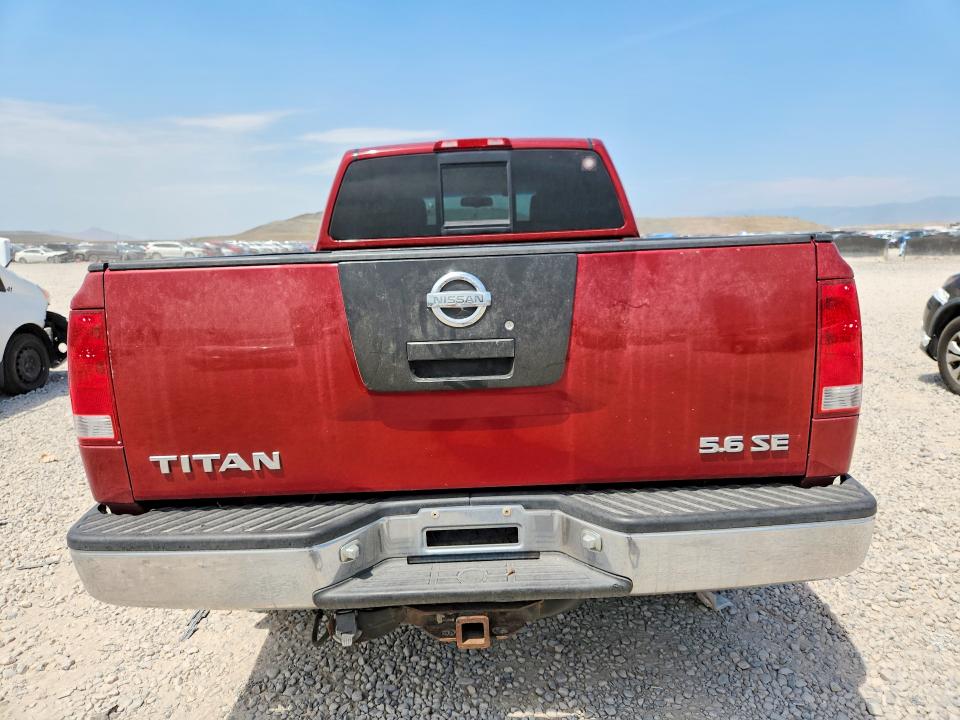 2006 Nissan Titan მანქანა იყიდება აუქციონზე, vin: 1N6AA06BX6N500072, აუქციონის ნომერი: 61147596