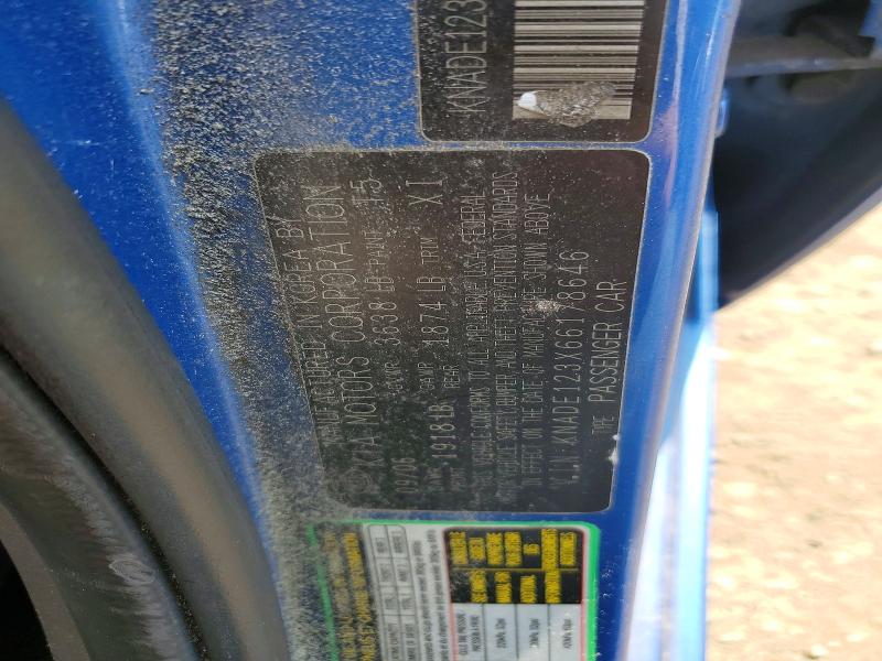 Aukcja sprzedaży 2006 Kia Rio, vin: KNADE123X66178646, numer aukcji: 62565376