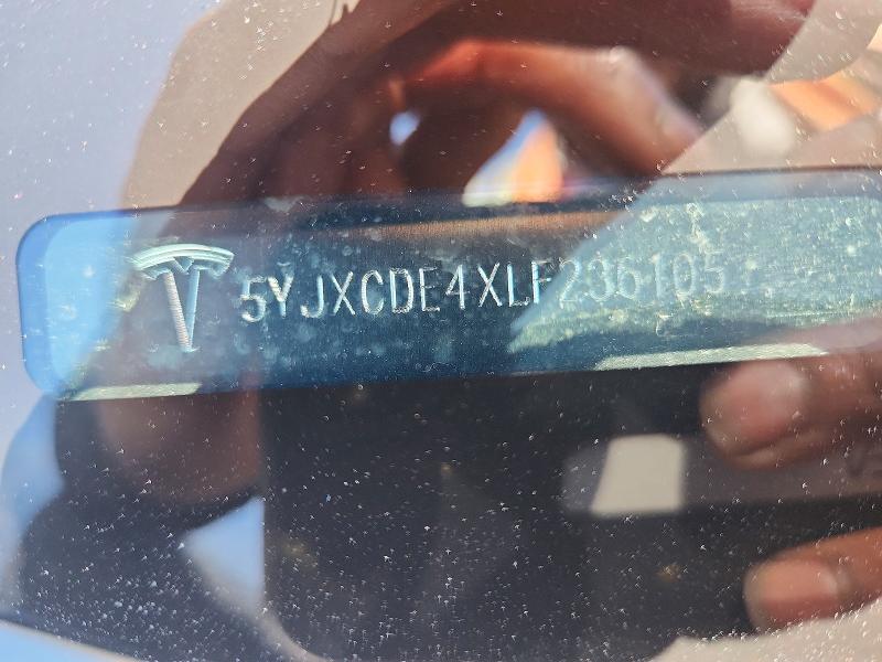 Продаж на аукціоні авто 2020 Tesla Model X, vin: 5YJXCDE4XLF236105, номер лоту: 60649856