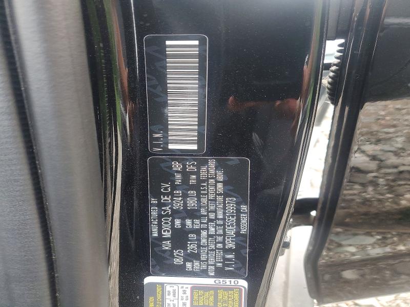 61623966 :رقم المزاد ، 3KPFU4DE5SE199973 vin ، 2025 Kia K4 مزاد بيع