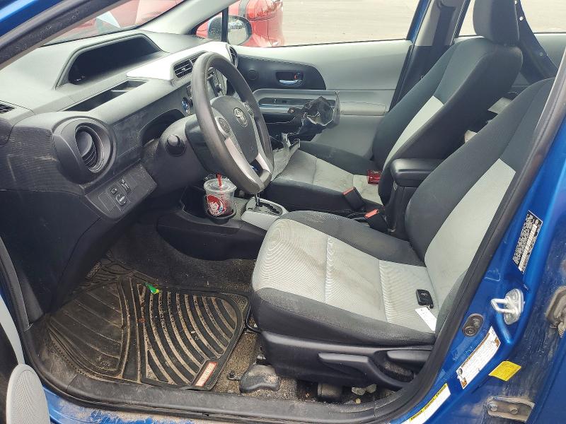 59725086 :رقم المزاد ، JTDKDTB3XC1014072 vin ، 2012 Toyota Prius C مزاد بيع