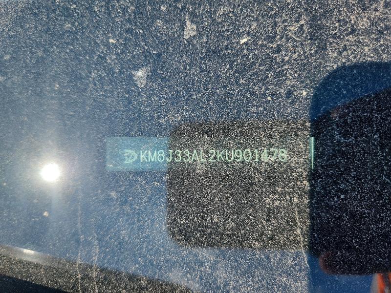 2019 Hyundai Tucson მანქანა იყიდება აუქციონზე, vin: KM8J33AL2KU901478, აუქციონის ნომერი: 60831196