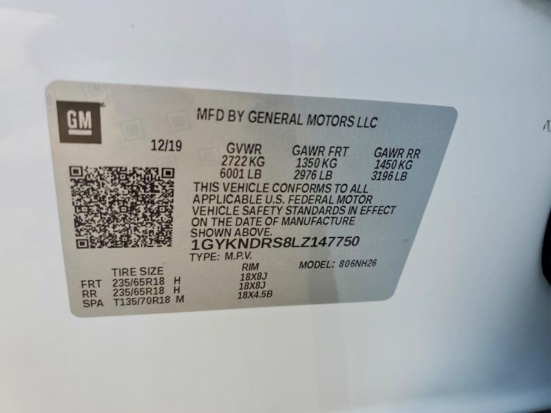 Продажа на аукционе авто 2020 Cadillac Xt5, vin: 1GYKNDRS8LZ147750, номер лота: 62575236