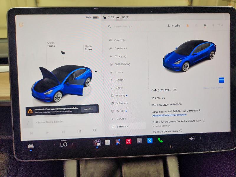 60585346 :رقم المزاد ، 5YJ3E1EA4NF368938 vin ، 2022 Tesla Model 3 مزاد بيع
