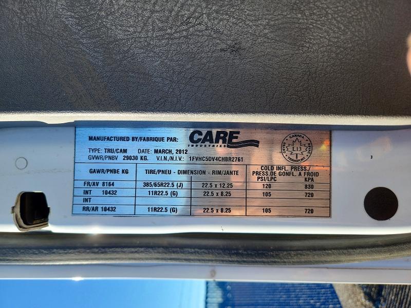Продаж на аукціоні авто 2012 Freightliner M2, vin: 1FVHC5DV4CHBR2761, номер лоту: 56987016