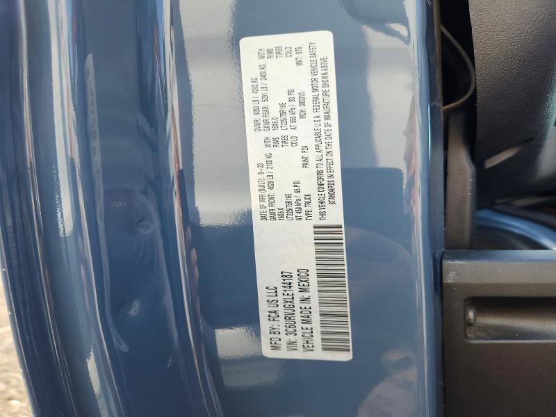 Продаж на аукціоні авто 2020 Ram Promaster 3500, vin: 3C6URVJGXLE144187, номер лоту: 61036846
