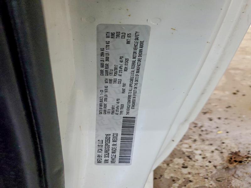 Продажа на аукционе авто 2023 Ram 1500 Classic, vin: 3C6JR6DG0PG550316, номер лота: 62636906