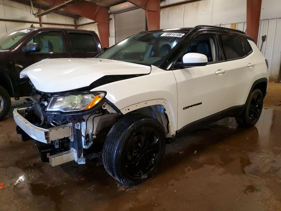2019 Jeep Compass მანქანა იყიდება აუქციონზე, vin: 3C4NJDBB7KT617636, აუქციონის ნომერი: 59914106