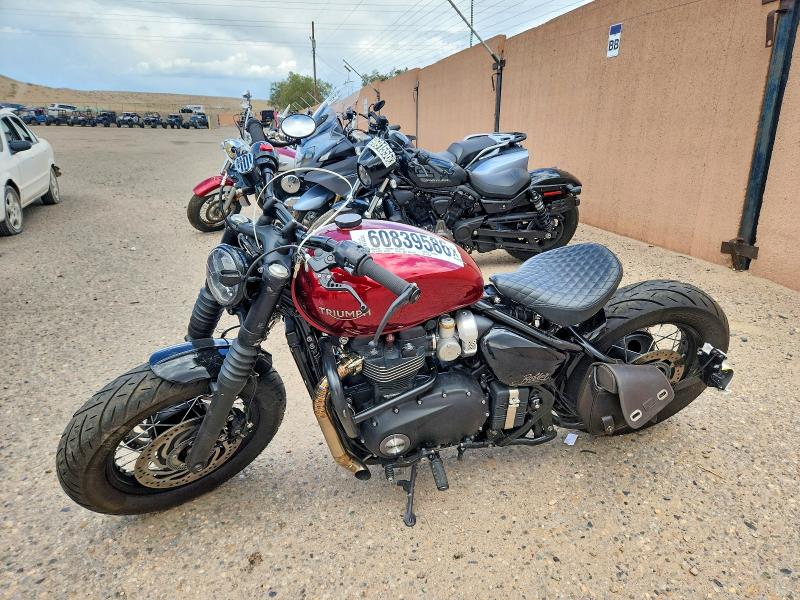 60839586 :رقم المزاد ، SMTD53HL3NTAF6989 vin ، 2022 Triumph Motorcycle Bonneville مزاد بيع