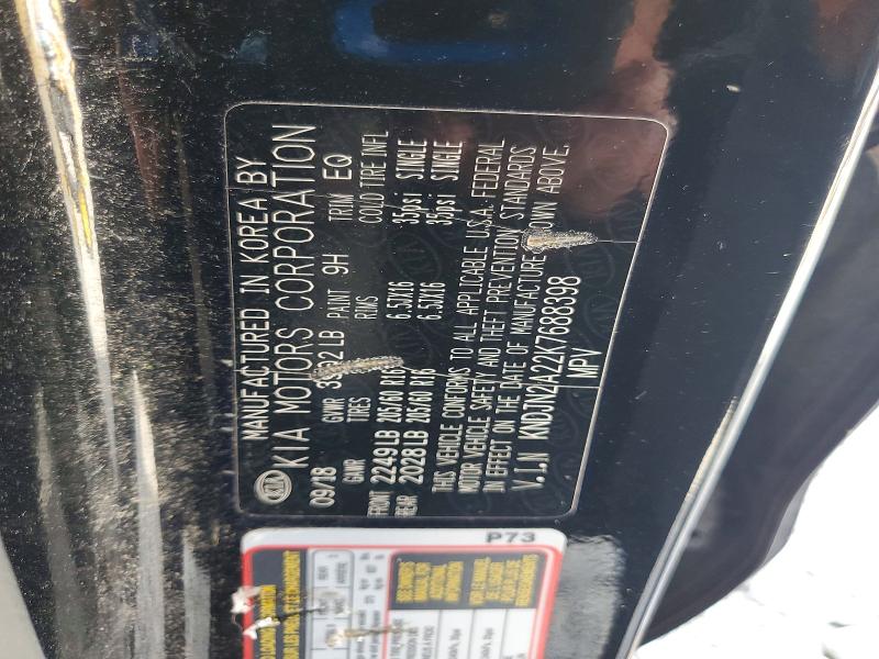 Aukcja sprzedaży 2019 Kia Soul, vin: KNDJN2A22K7688398, numer aukcji: 59895936