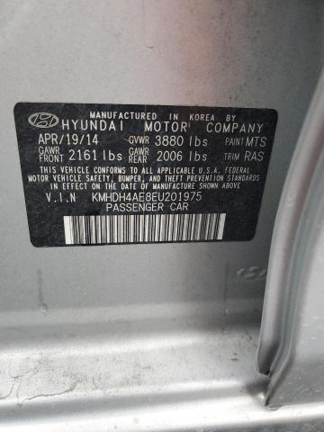 Aukcja sprzedaży 2014 Hyundai Elantra, vin: KMHDH4AE8EU201975, numer aukcji: 61301246