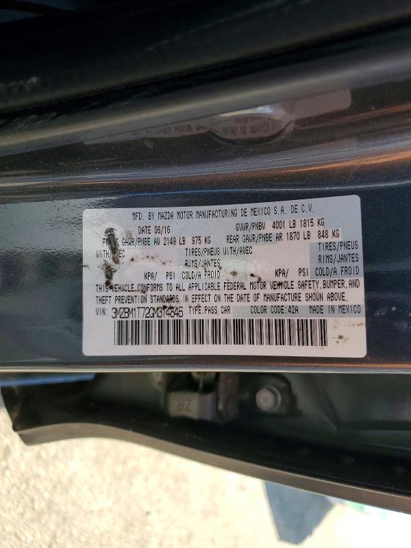 Aukcja sprzedaży 2016 Mazda 3, vin: 3MZBM1T72GM314846, numer aukcji: 61442726