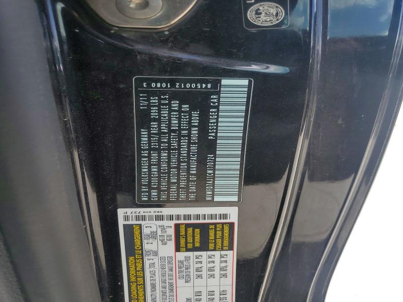 Продаж на аукціоні авто 2012 Volkswagen Gti, vin: WVWFD7AJ1CW170724, номер лоту: 59073986