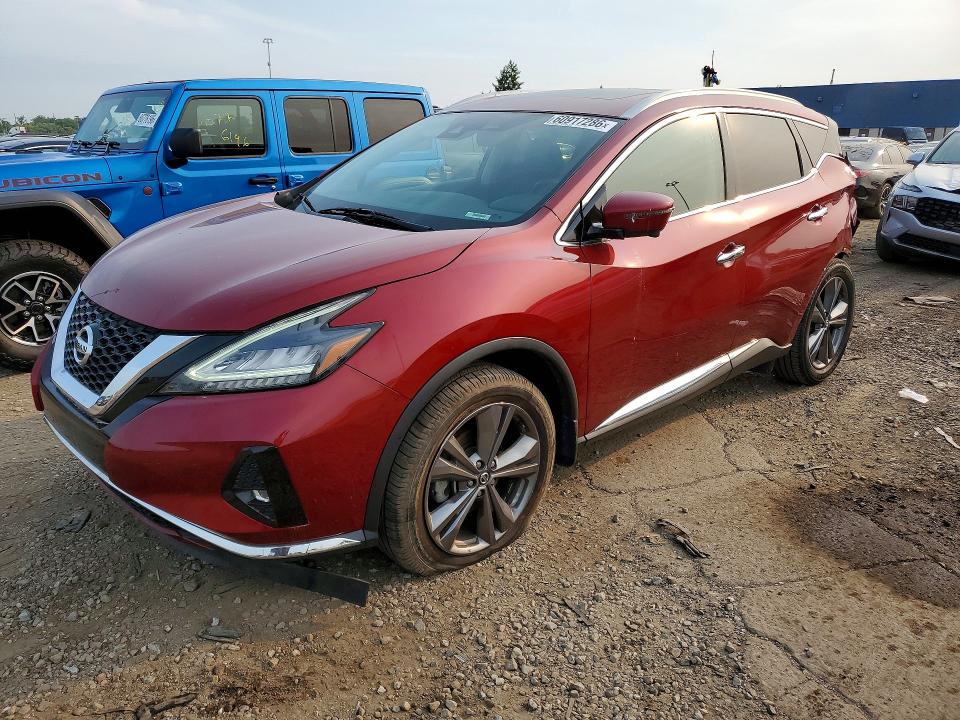 2021 Nissan Murano მანქანა იყიდება აუქციონზე, vin: 5N1AZ2DS0MC145914, აუქციონის ნომერი: 60917286