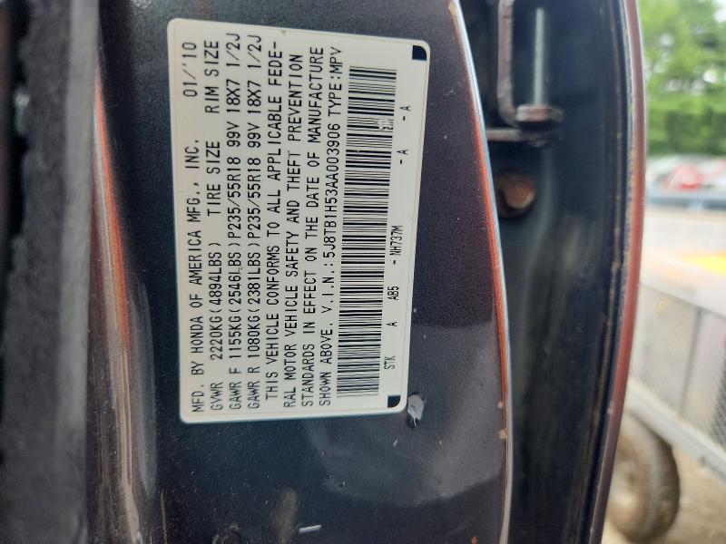 Продажа на аукционе авто 2010 Acura Rdx, vin: 5J8TB1H53AA003906, номер лота: 63187836